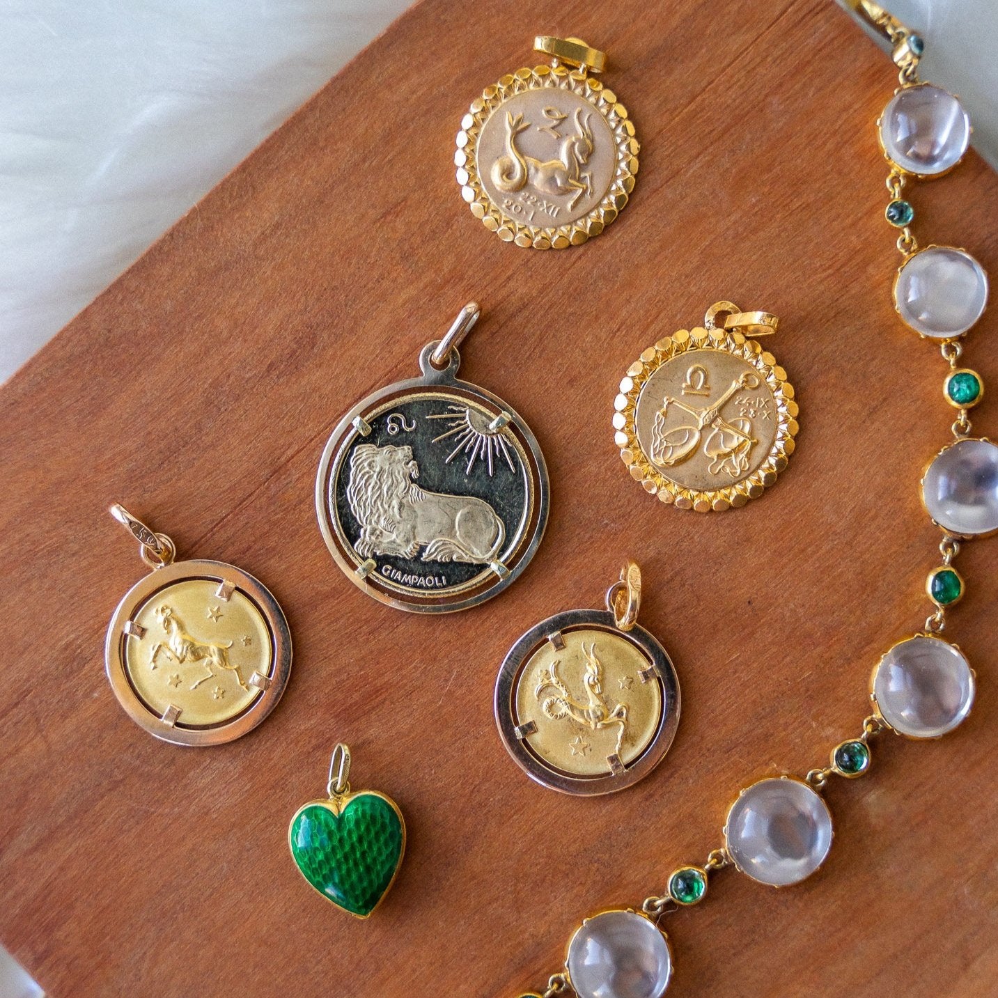 Vintage French Libra Pendant by Perroud