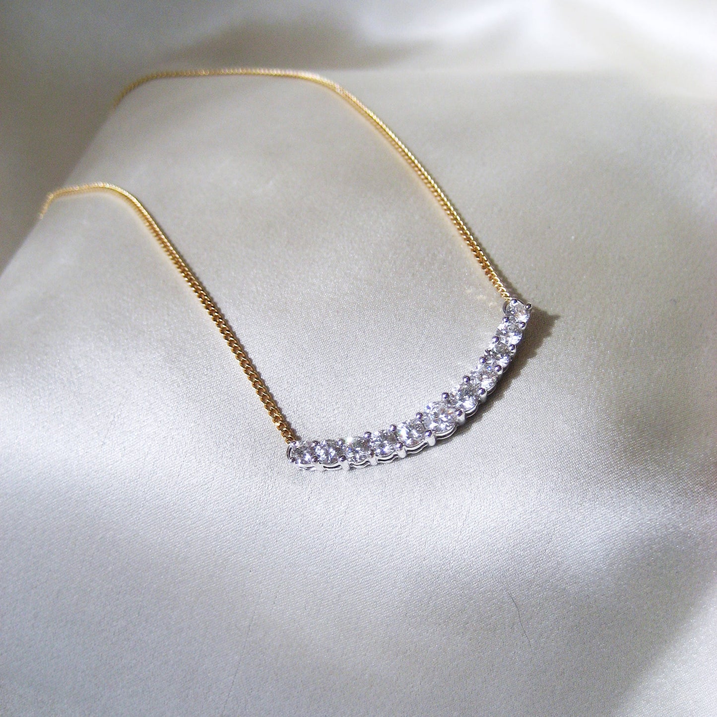 The Diamond Line Necklace