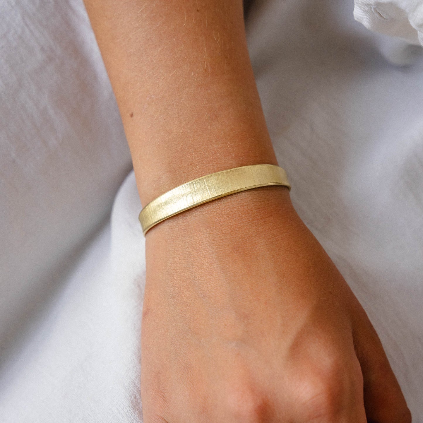 "The Perfect Cuff" 18k Gold Tapered Cuff Bracelet