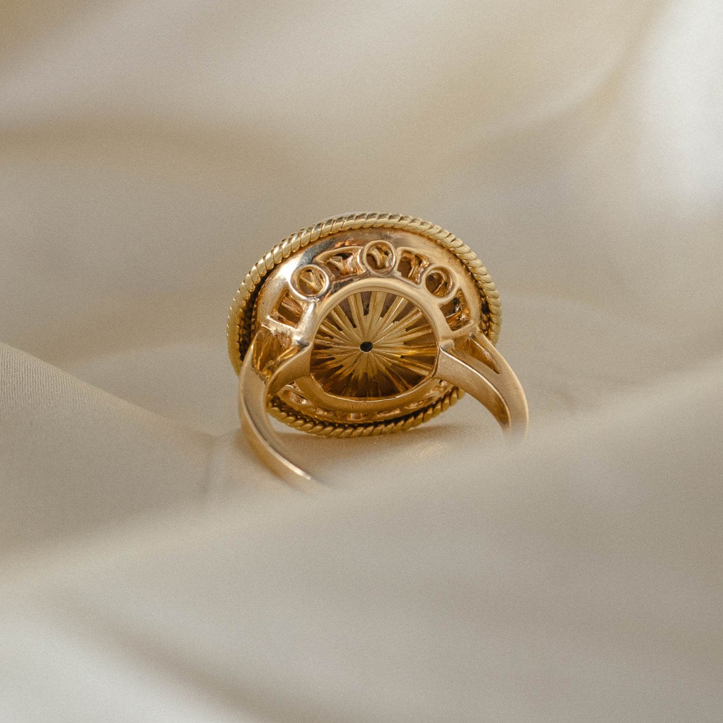 Handcrafted 14k Mabe Pearl Ring