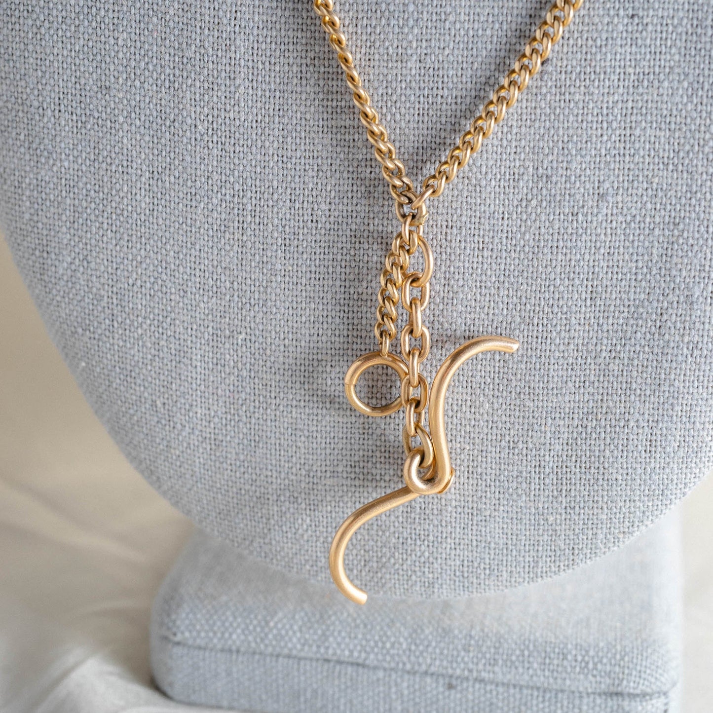 Solid 14k Gold 22 inch Cuban Curb Pocket Watch Chain Necklace