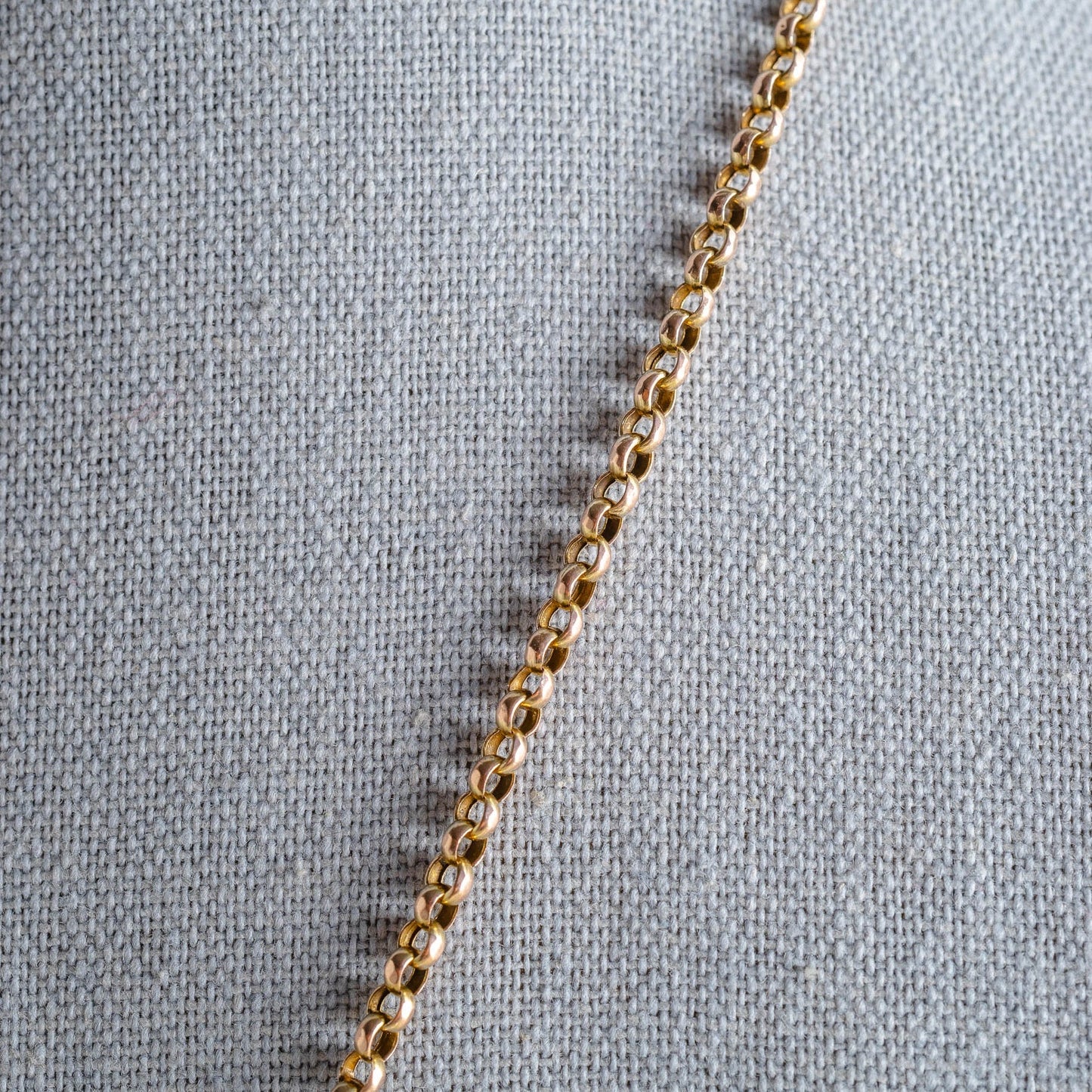 Belcher Watch Chain in 9k Gold with Dog Clip Closure