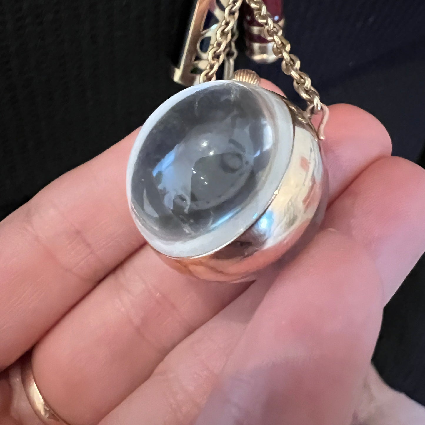 Edwardian Rock Crystal “Pool of Light” Watch Pendant