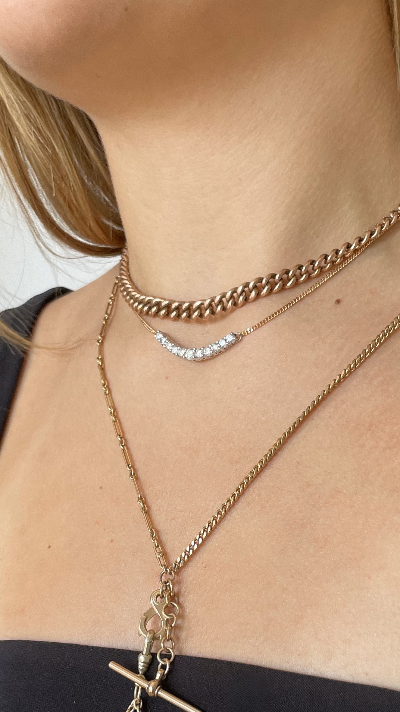 The Diamond Line Necklace