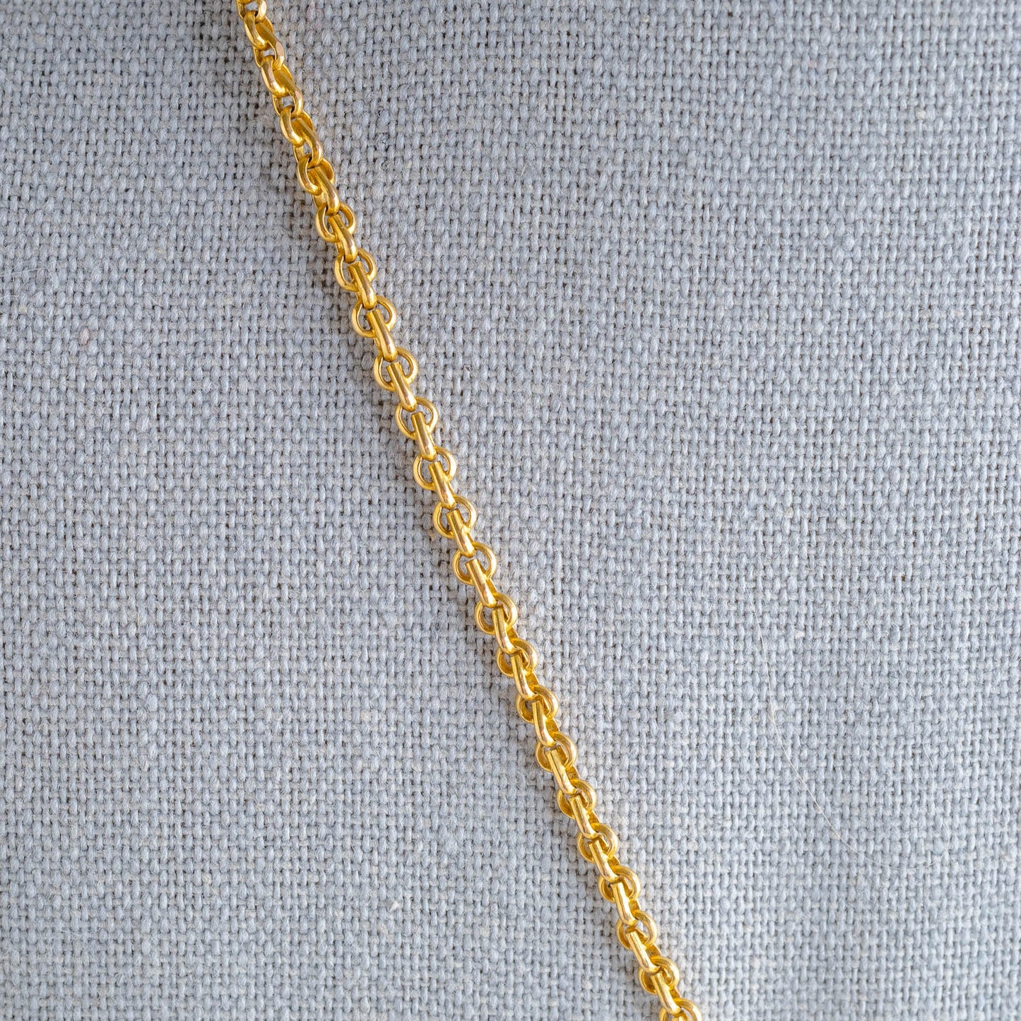 Stunning Solid Link 27" Rolo Chain in 18 Karat Yellow Gold