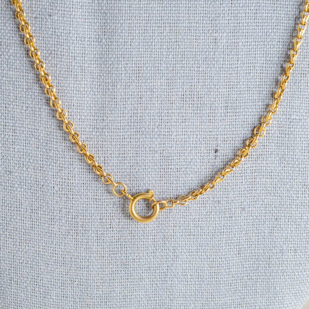 Stunning Solid Link 27" Rolo Chain in 18 Karat Yellow Gold