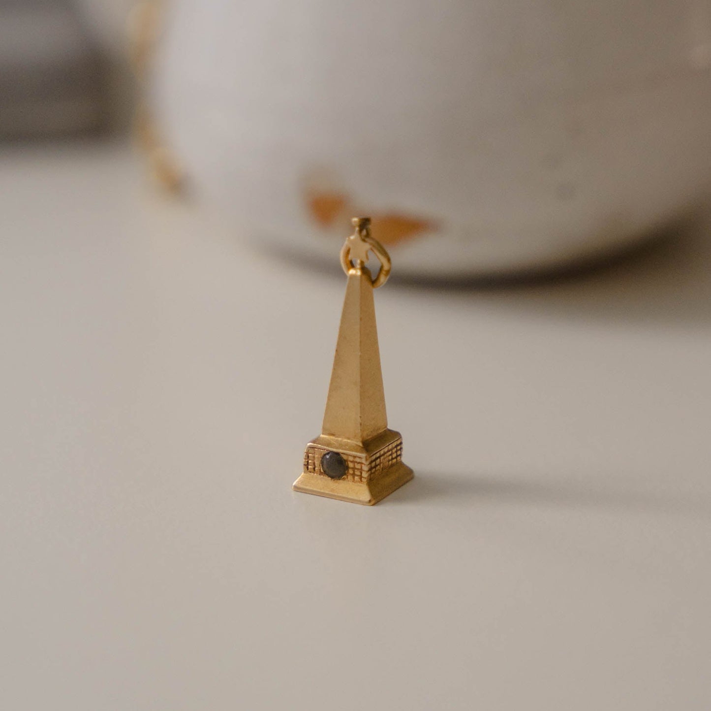 Luxor Obelisk Parisian Souvenir Charm in 18k