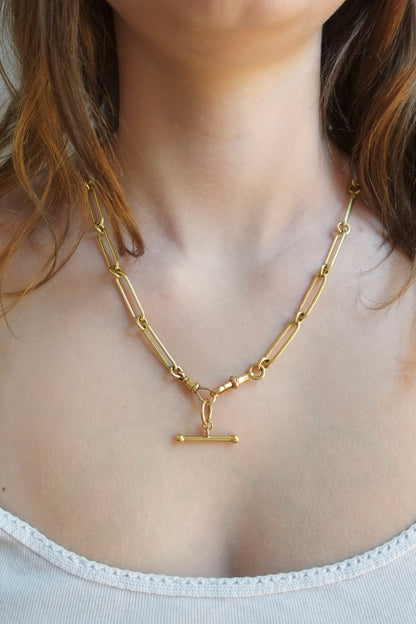 Vintage Gold Trombone Chain