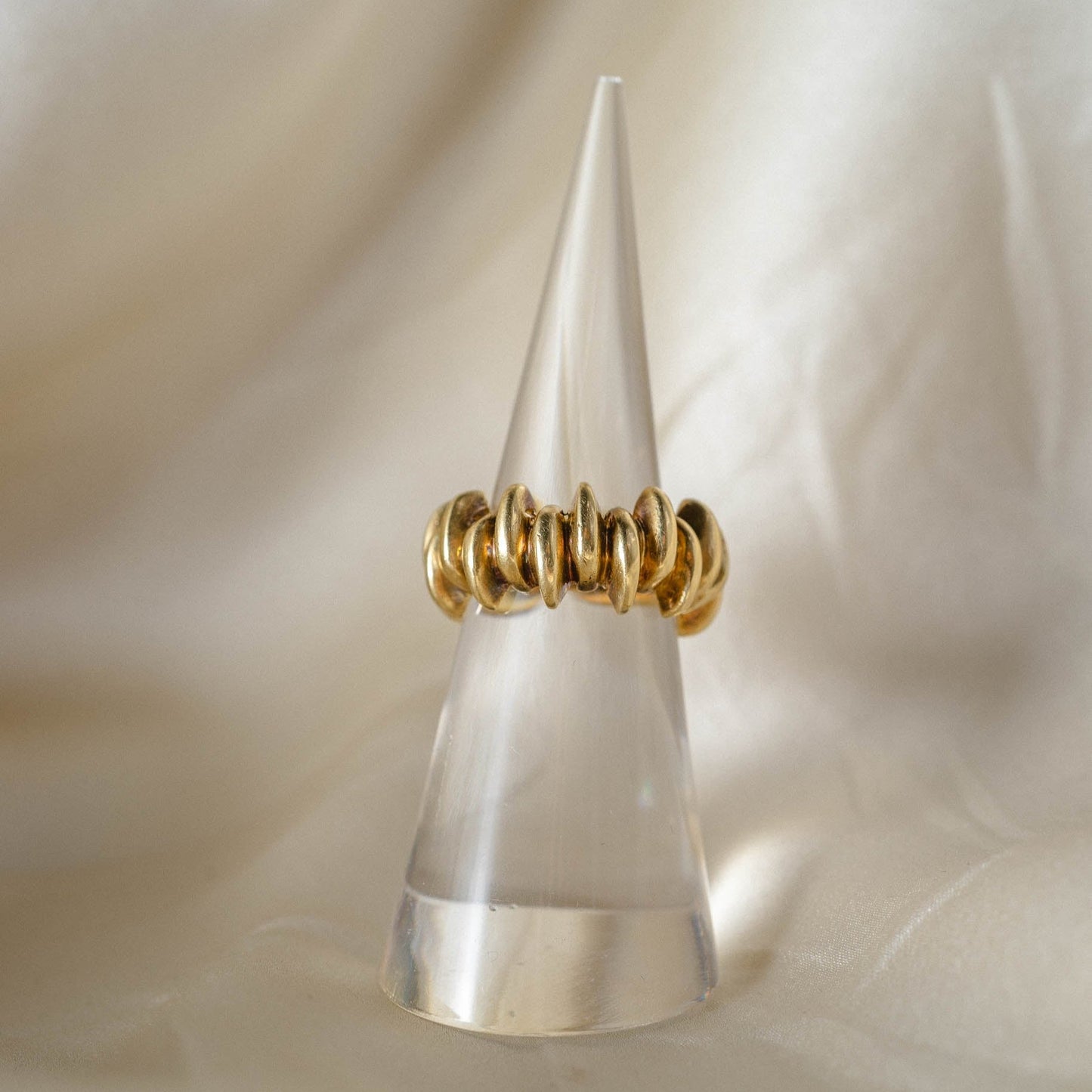 Italian Mid Century 18K Modern Ring