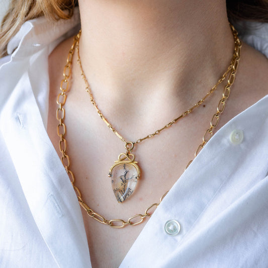 Large Oval Link Gold Chain in 18k