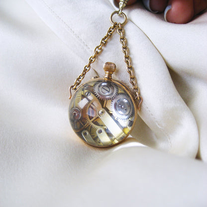 Edwardian Rock Crystal “Pool of Light” Watch Pendant