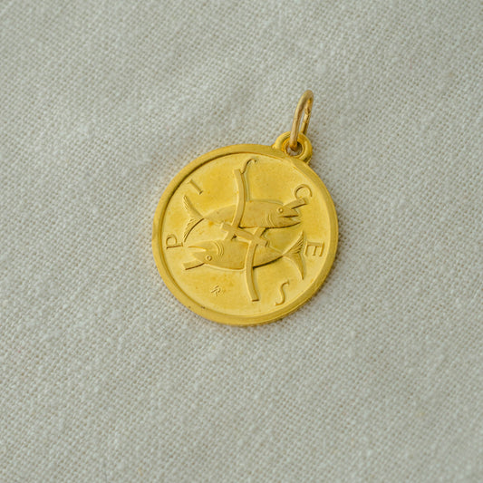 70's Zodiac Pisces Pendant  by Gilroy Roberts