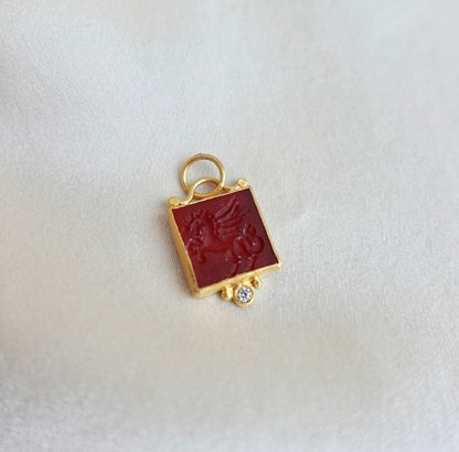 Pegasus Intaglio Pendant
