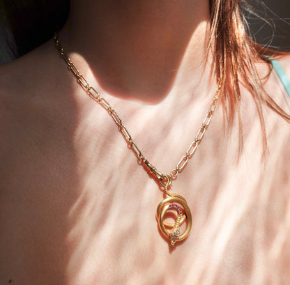 The Serpent Love Knot Pendant