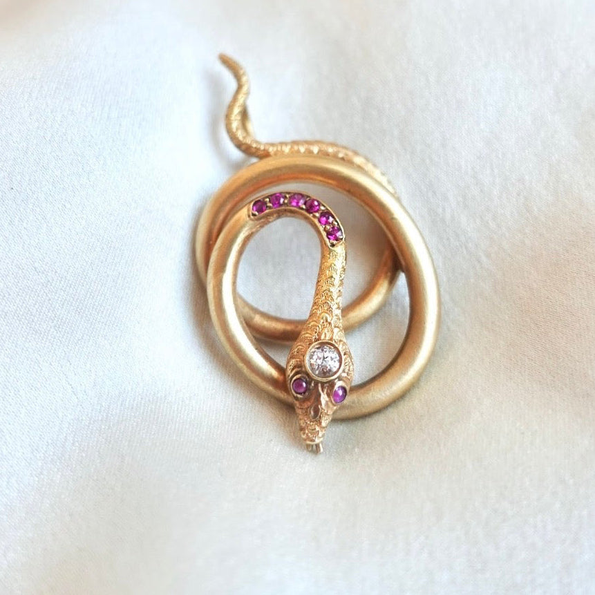 The Serpent Love Knot Pendant