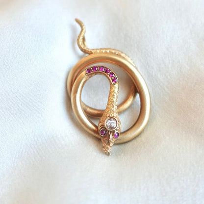 The Serpent Love Knot Pendant