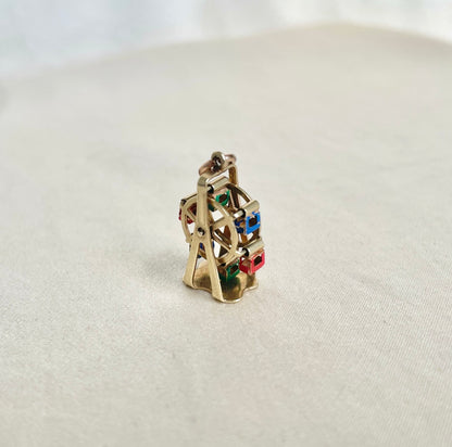 Articulated 14K Ferris Wheel Charm