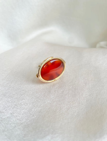 Victorian Quadruple Snake Carnelian Fob