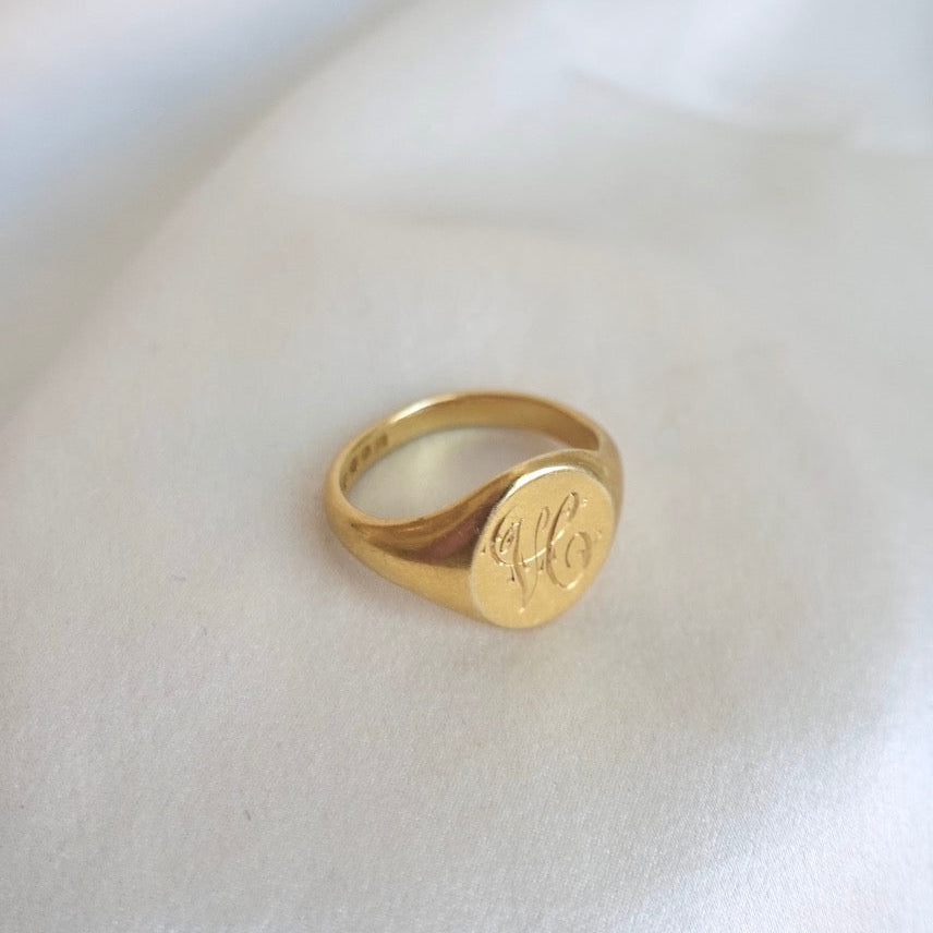 1926: Initial Signet Ring