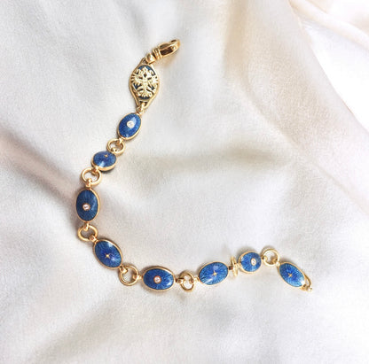 18k Fabergé Enamel Bracelet
