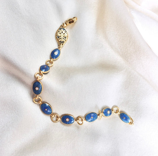 18k Fabergé Enamel Bracelet