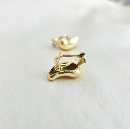 18k Elsa Peretti Comma Earrings