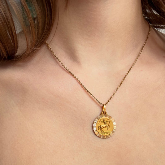 French Sagittarius in 18K by Perroud