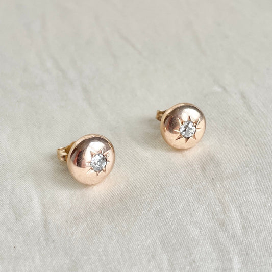 Star Set Diamond Studs