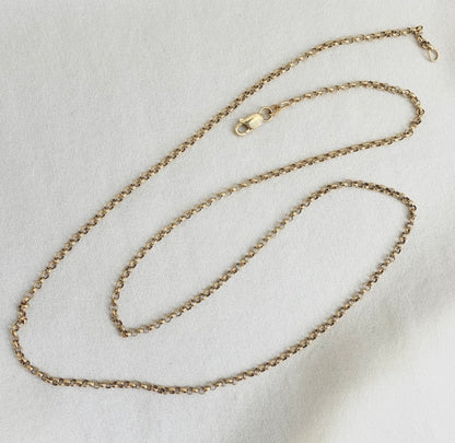 14K Rolo Chain in 24 inches
