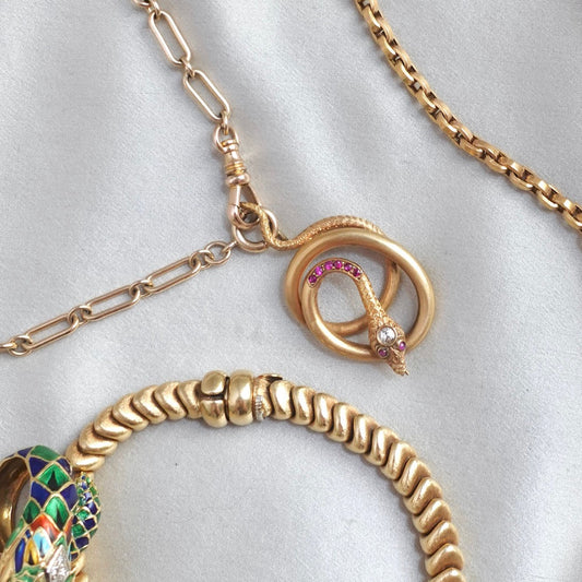 The Serpent Love Knot Pendant