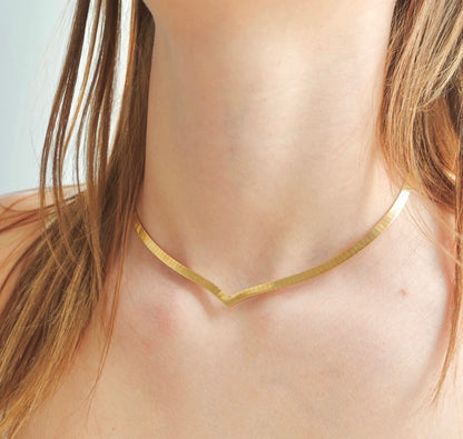 Chevron Collar Necklace