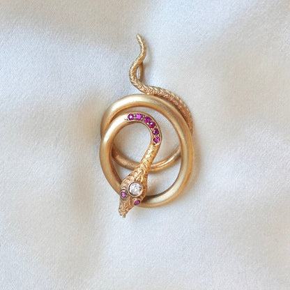 The Serpent Love Knot Pendant