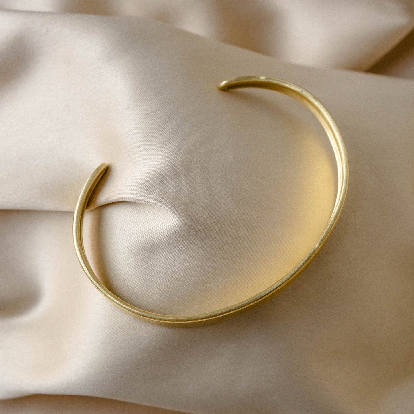 "The Perfect Cuff"  18k Gold Tapered Cuff Bracelet