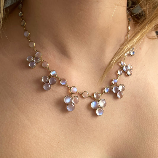 Edwardian Moonstone Necklace, circa 1910