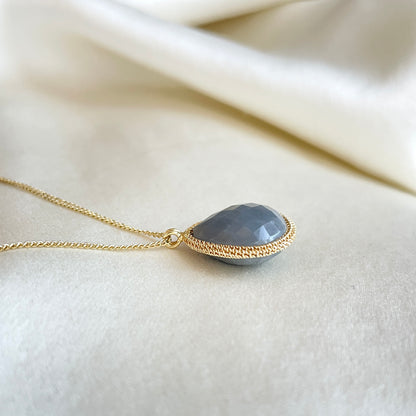 Moonward — 18K Labradorite Necklace