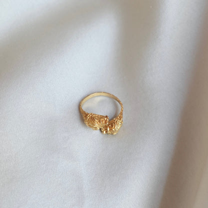Lion Head Bypass Ring