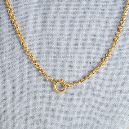Stunning Solid Link 27" Rolo Chain in 18 Karat Yellow Gold