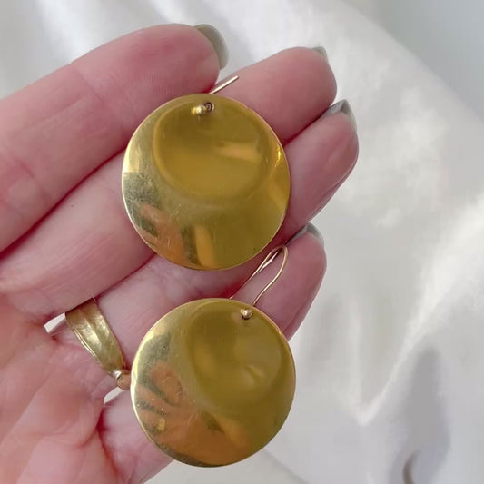 Round Earrings in 18K by Elsa Peretti for Tiffany + Co.